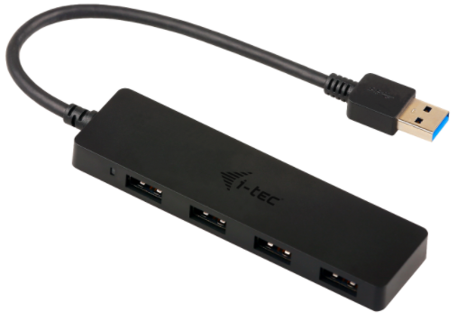 I-TEC USB 3.0 Slim Passive HUB 4 Port ohne Netzteil