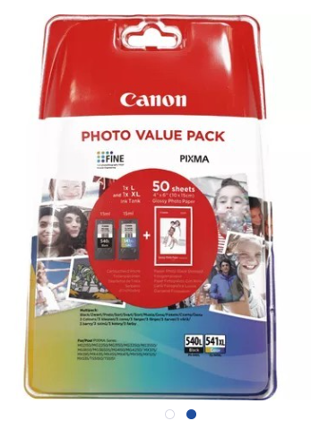 orig. Tintenpatrone Canon PG-540L/CL-541XL Multipack Black/Schwarz/Color/Farbe