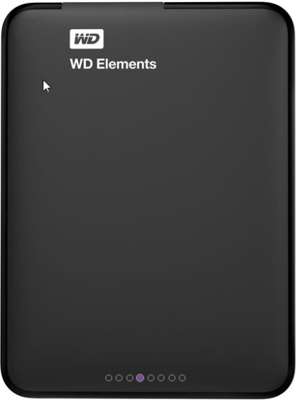 WD HDex 2.5" USB3 1TB Elements Portable black WDBUZG0010BBK-WESN