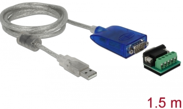 DELOCK Adapter USB Type-A/Serial TS-422