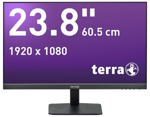 TERRA LCD/LED 2427W black HDMI, DP GREENLINE PLUS