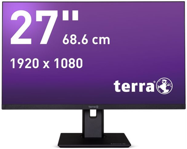 TERRA LED 2763W PV schwarz DP/HDMI Greenline Plus