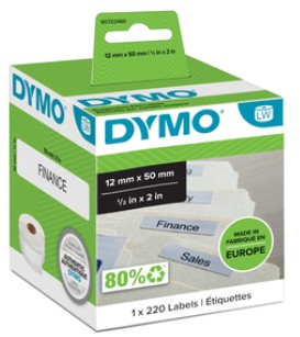 Dymo LabelWriterHängeablageetiketten 50x12, 99017