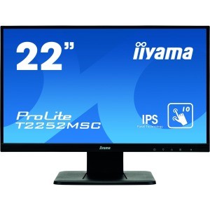 iiyama ProLite T2252MSC-B1 55,9 cm (22 Zoll) LCD-Touchscreen-Monitor - 16:9 Format - 7 ms - Kapaziti