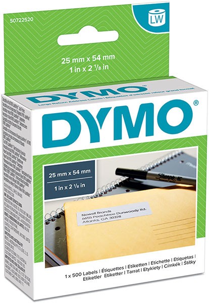 DYMO Rücksendeadress-Etiketten (B)25 x (H)54 11352 - S0722520