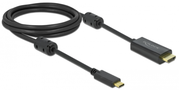 Delock Aktives USB Type-C™ zu HDMI Kabel (DP Alt Mode) 4K 60 Hz 2 m
