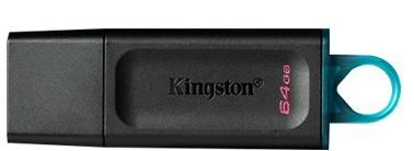 Kingston DataTraveler Exodia 64GB USB-Stick USB 3.2 Gen 1, DTX/64GB, Schwarz