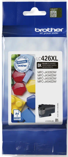 Orig. Tintenpatrone Brother LC-426XLBK black/schwarz für ca 6.000 Seiten