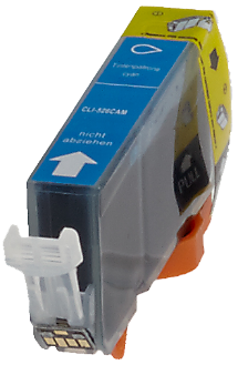 Kompatible Tintenpatrone C102 (Canon CLI-526C + 25%), cyan/Blau