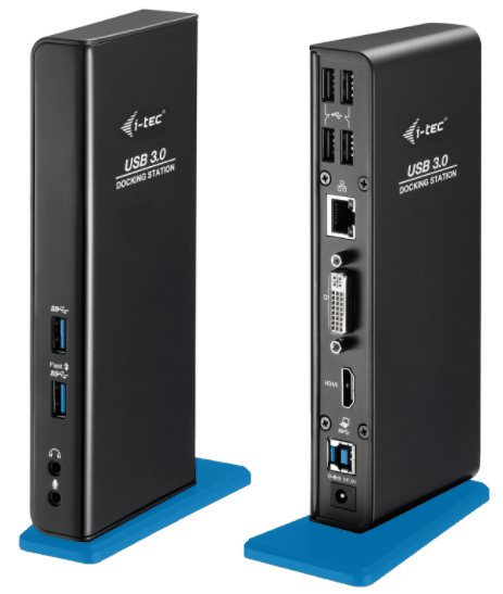 I-TEC USB 3.0 Dual Docking Station 1x DVI 1x HDMI 2048x1152 Px GLAN 2x USB 3.0 4x USB 2.0 Hub Audi