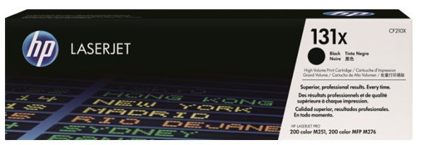 orig. Toner HP CF210XD 131x Black/Schwarz für LJ Pro 200 M251 MFP M276series 2x2 .100 Seiten