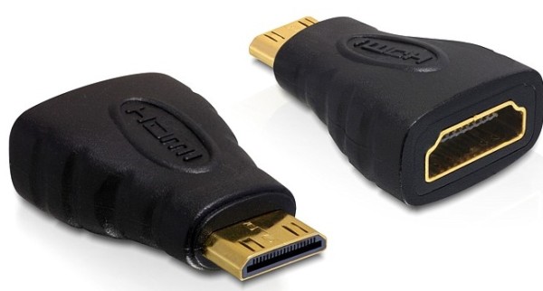 DELOCK Adapter HDMI C Stecker > HDMI Buchse A