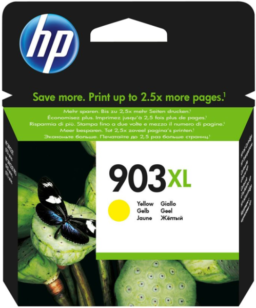 orig. Tintenpatrone HP 903XL T6M11AE, yellow/gelb ca. 825 Seiten