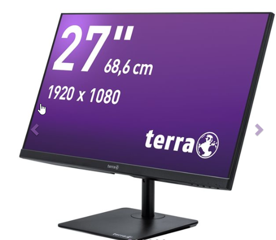 TERRA LCD/LED 2727W HA V2 black HDMI, DP, USB-C GREENLINE PLUS