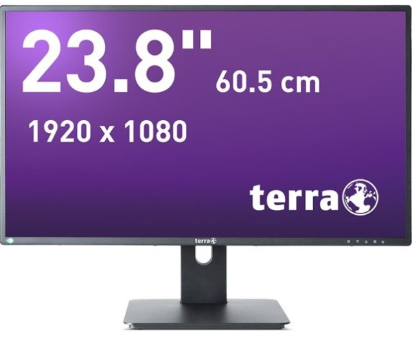 TERRA LED 2456W 24" PV schwarz DP, HDMI GREENLINE PLUS