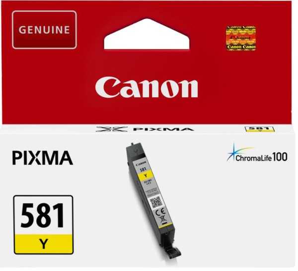 orig. Tintenpatrone Canon CLI-581Y yellow/gelb 5,6ml für ca. 250 Seiten