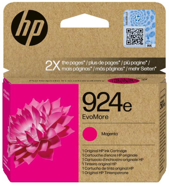 orig. HP Ink Nr.924e EvoMore mag. 800 Seiten 4K0U8NE