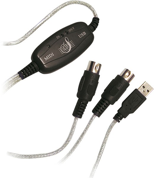 LogiLink Adapter USB/Midi In Adaper 2,0 Meter UA0037