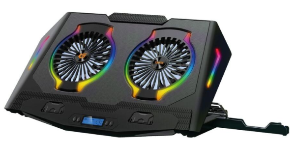 CONCEPTRONIC 2-Fan Cooling Pad / Notebook Kühler (17.0")/ Ergonomisch Gaming THYIA01B
