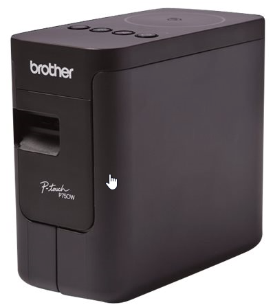 Brother P-Touch PT-P750W - Etikettendrucker - Thermal Transfer - Rolle (2,4 cm) - 180 x 360 dpi - bi